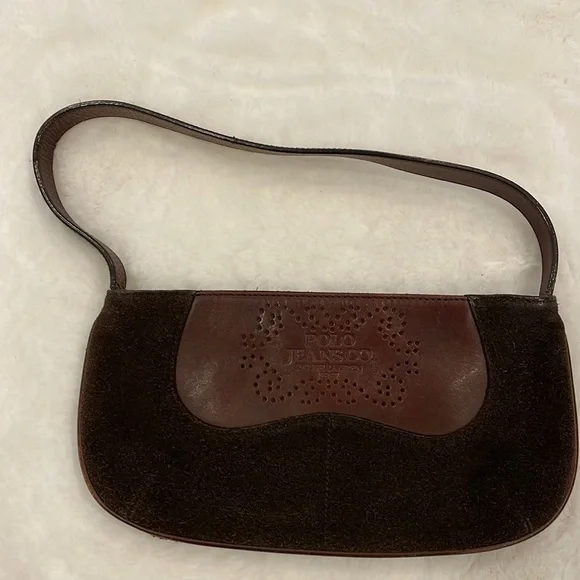 Ralph Lauren | Bags | Polo Jeans Co Suede Purse Brown Very  display picture 1